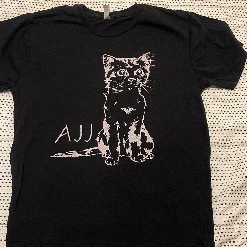 AJJ Black Cat T-Shirt